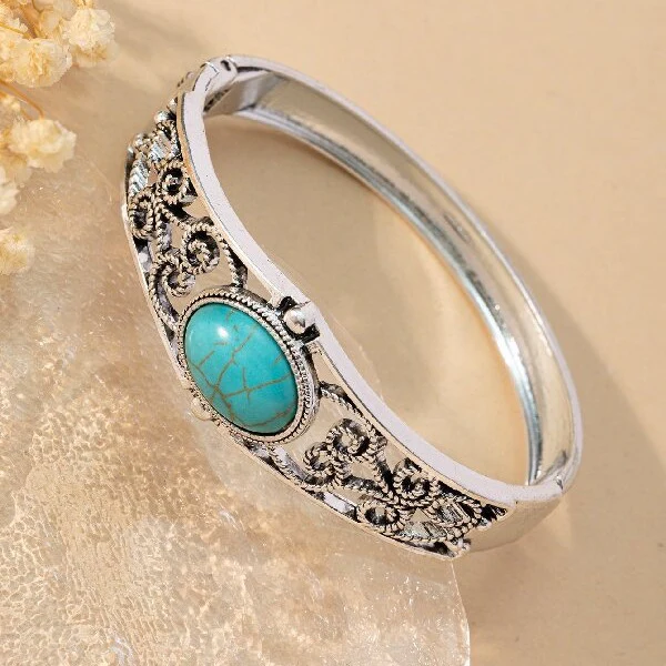 Alouette Vintage Crest Bracelet | White Gold