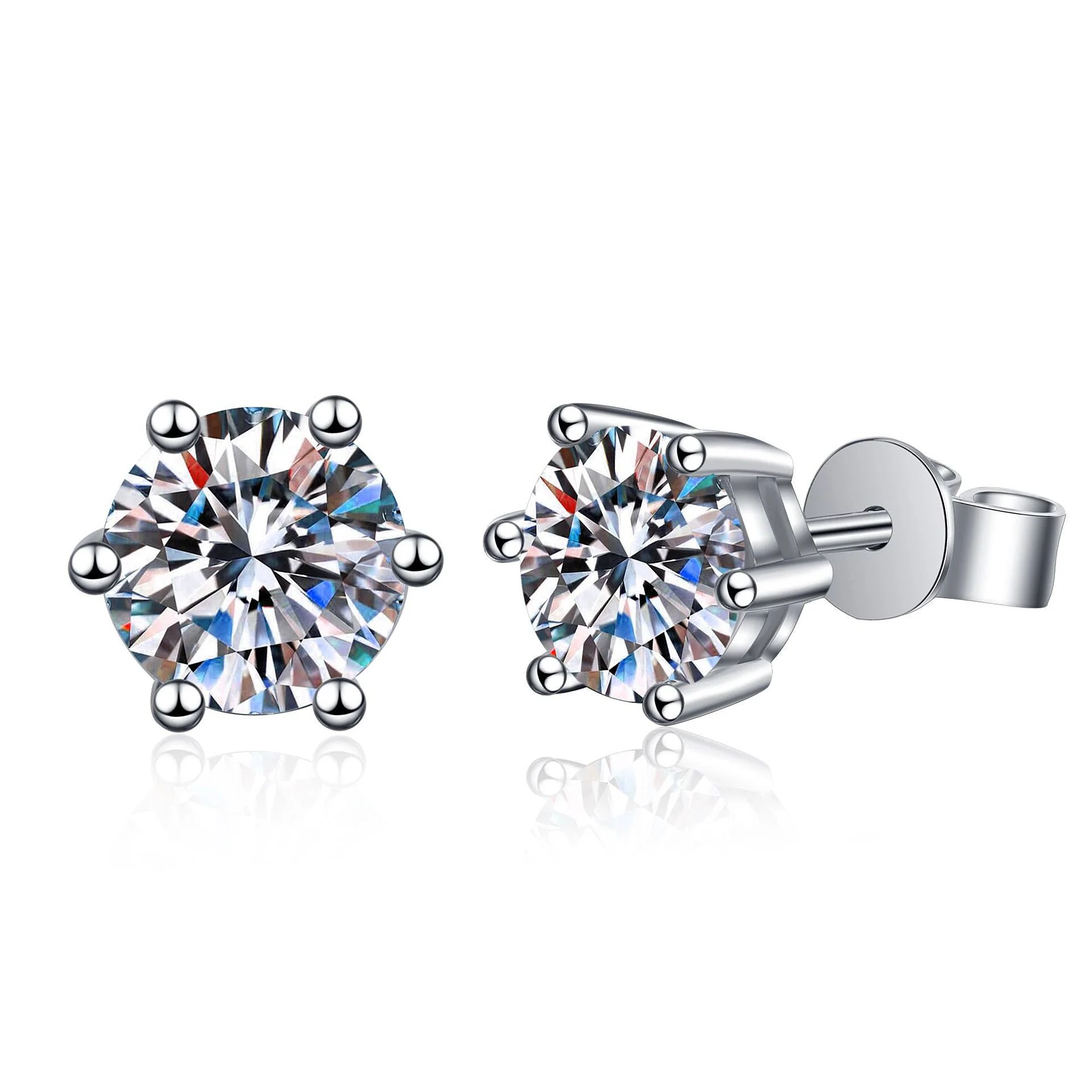 Celeste Luxe Earrings | White gold