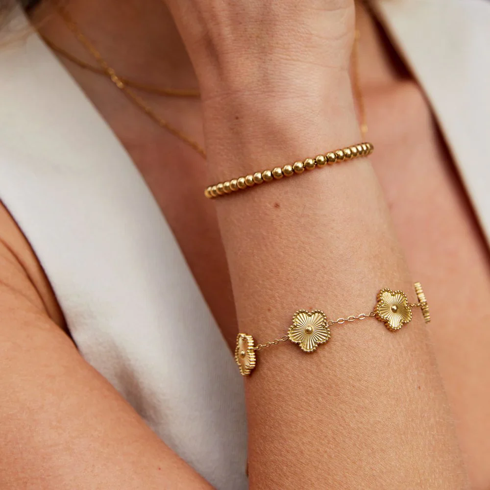 Florielle Bloom Charm Bracelet | Gold - Image 2