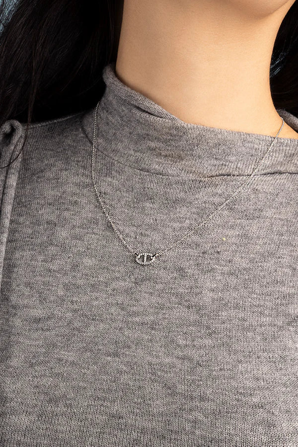 Isla Marina Necklace | White Gold - Image 4