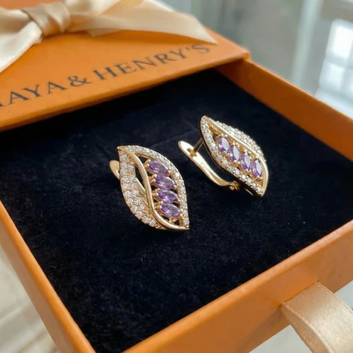Isola Lilavere Earrings | Rose Gold