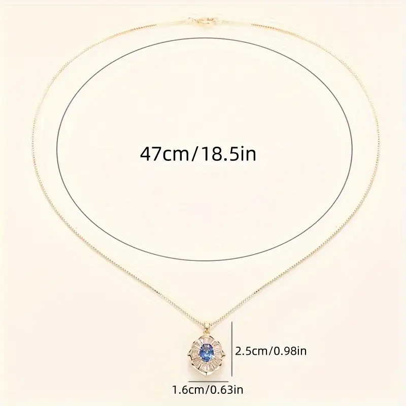 Kavella Noctazure Necklace | Gold - Image 5