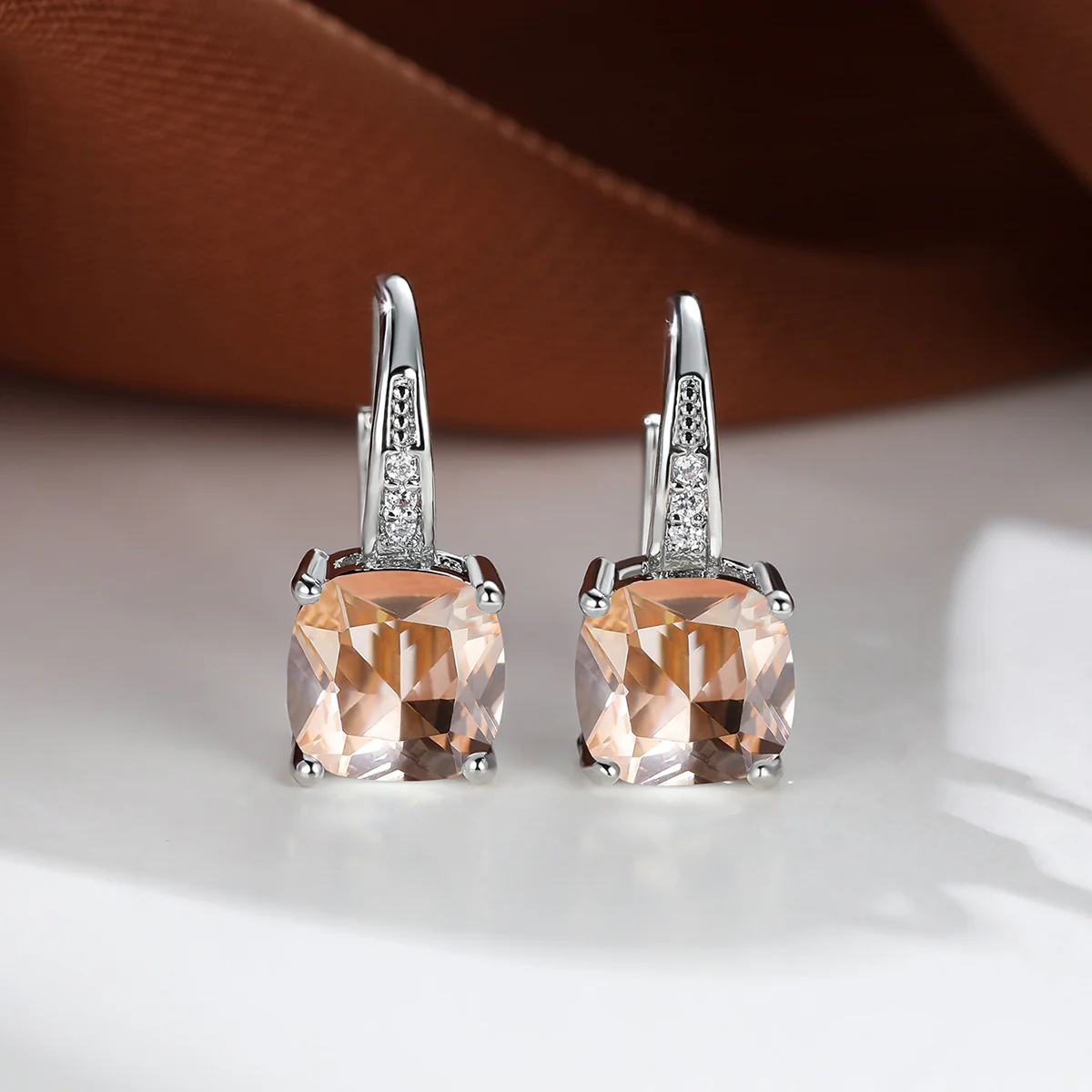 Mystic Stone Hoop Earrings | Gold - Image 20
