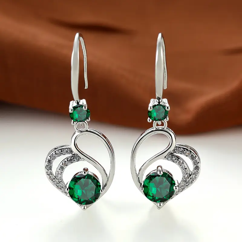 Seraphina Duval Earrings | White Gold