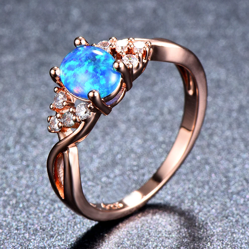 Sylva Moonhart Purple Ring | Rose Gold - Image 3